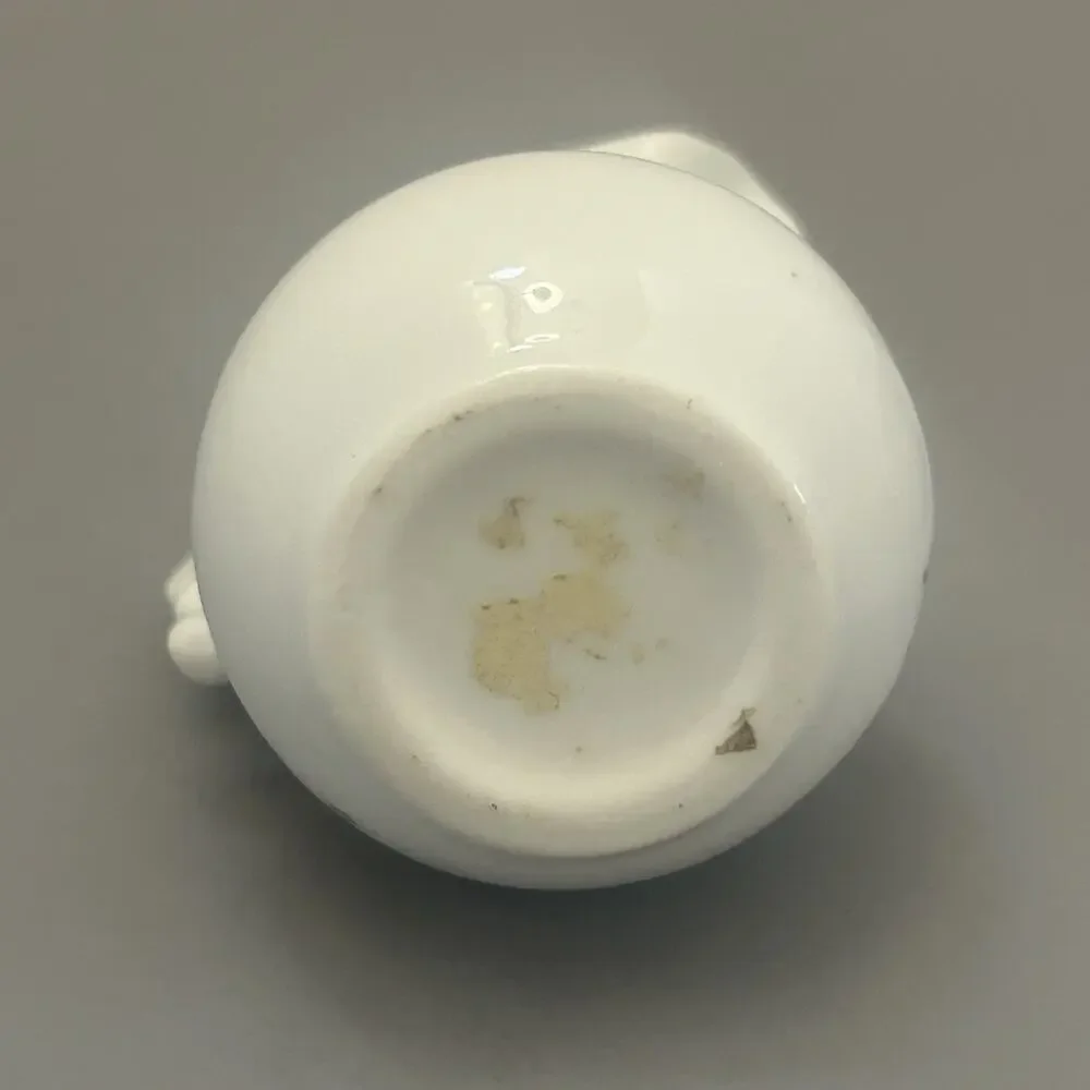 25th Anniversary Sugar Bowl and Creamer 3 Inch Japan Set Of 2